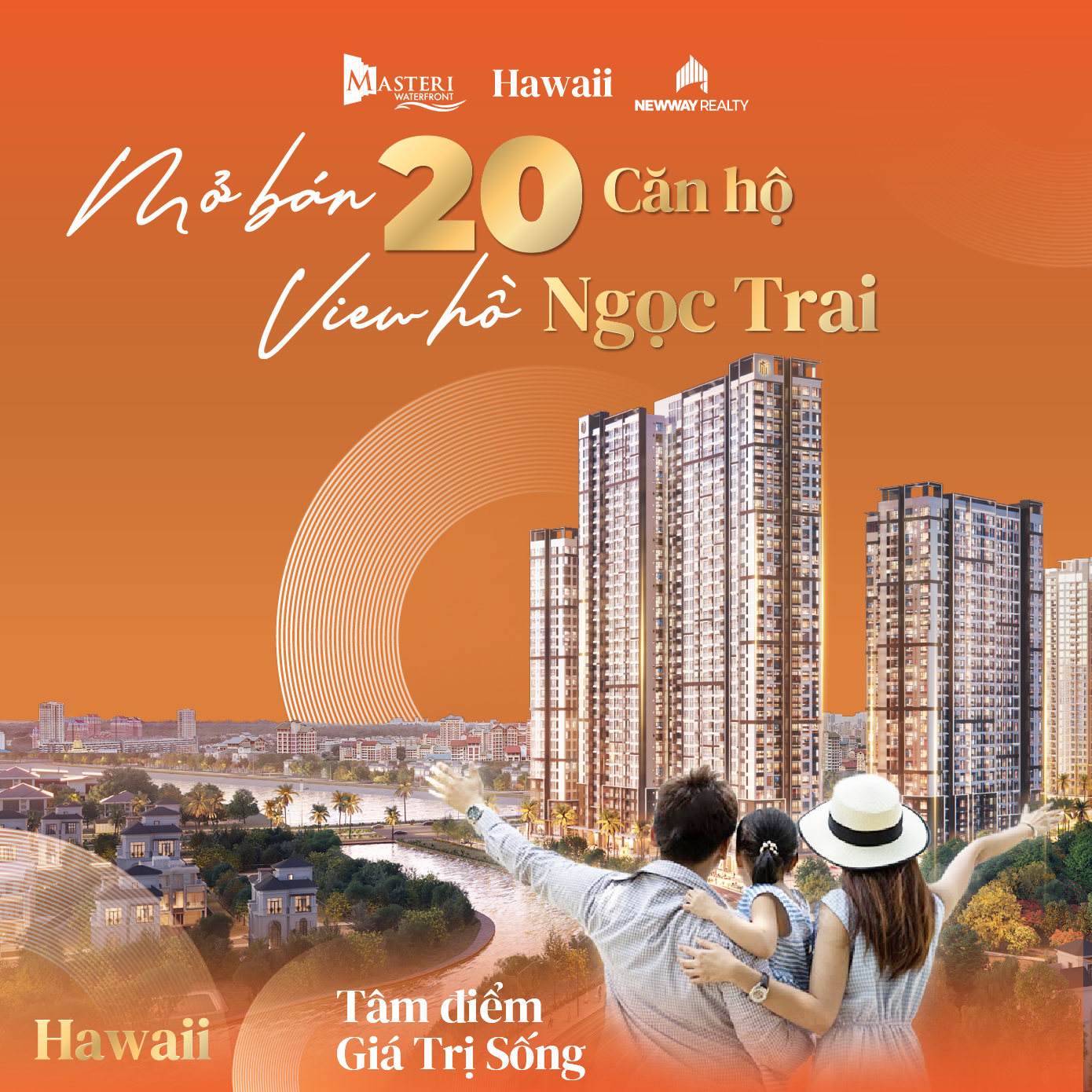 Quỹ Căn Hộ H2- Hawaii Cao Cấp Với View Hồ Ngọc Trai 24,5ha