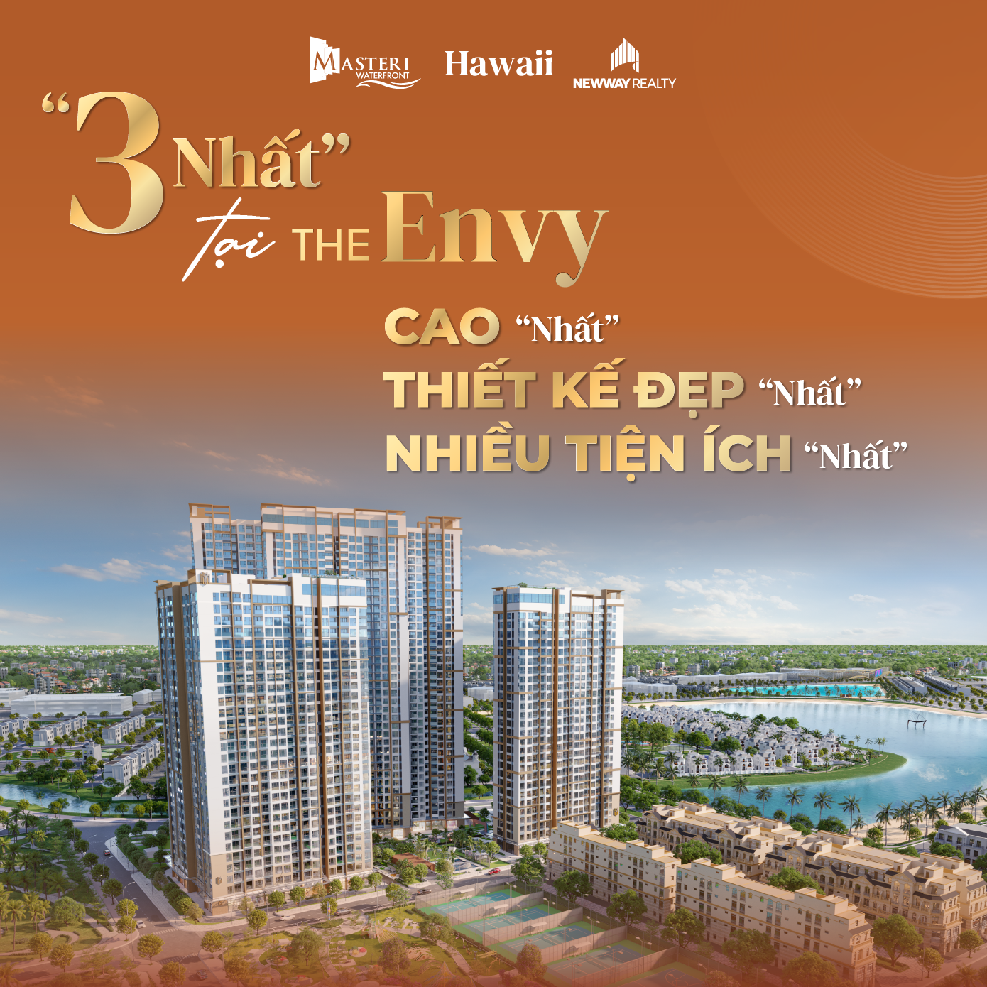 Top 3 “Cái Nhất” Đỉnh Của Chóp Tại The Envy (Tòa H2) – Tâm Điểm Ocean Park 1