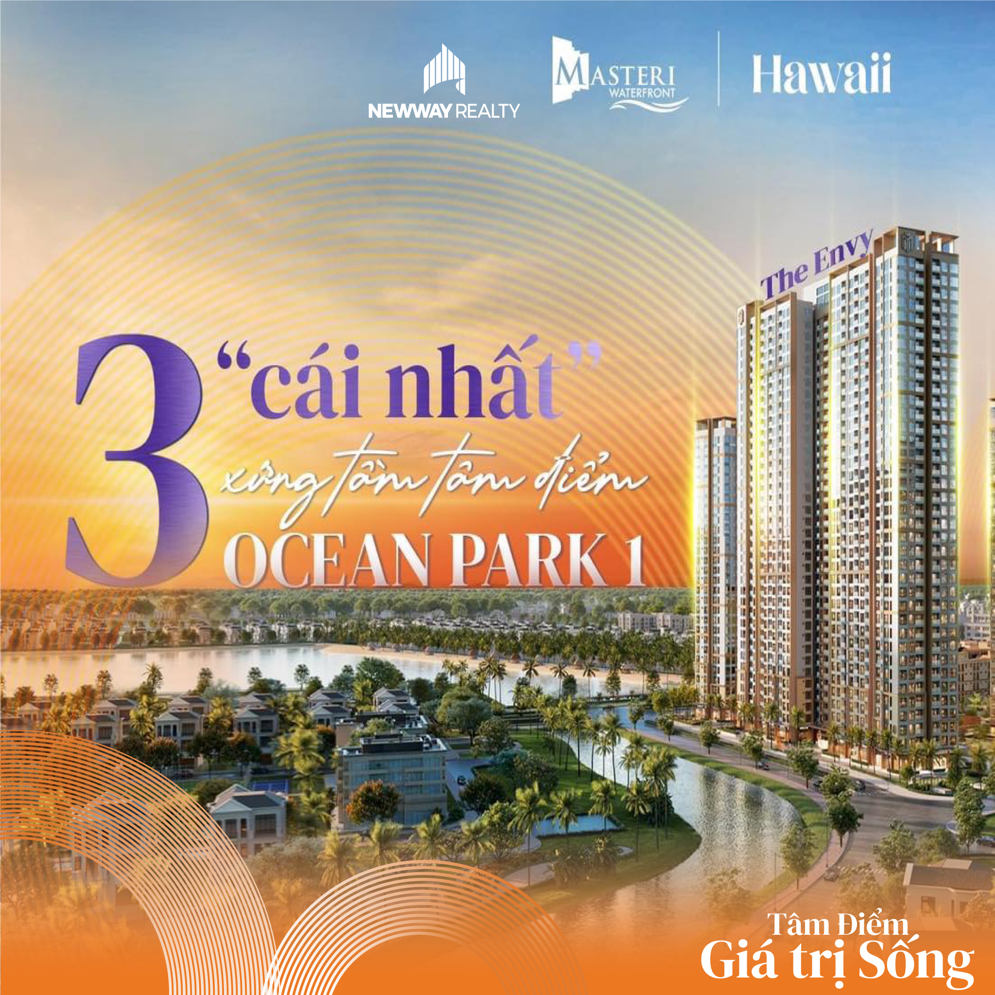 Toà H2 – Envy phân khu Hawaii: Toà căn hộ không thể bỏ lỡ