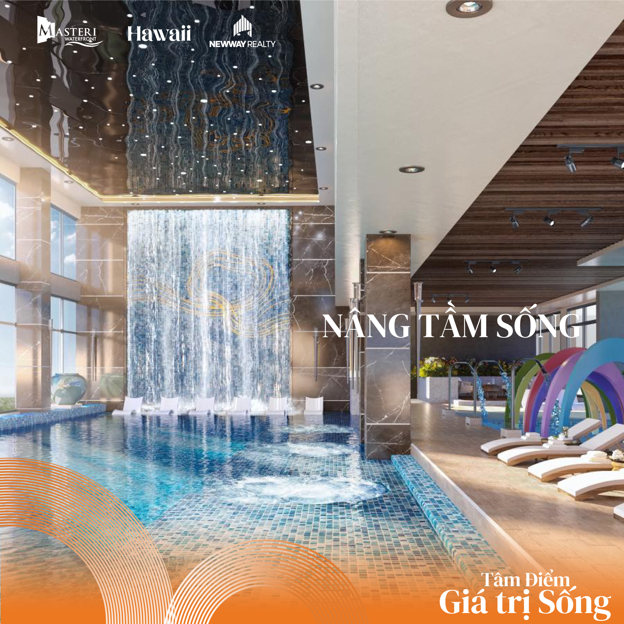 Tiện Ích 5 Sao – Bể Bơi Điện Phân Muối -Chỉ Có Tại H2 Masteri Waterfront