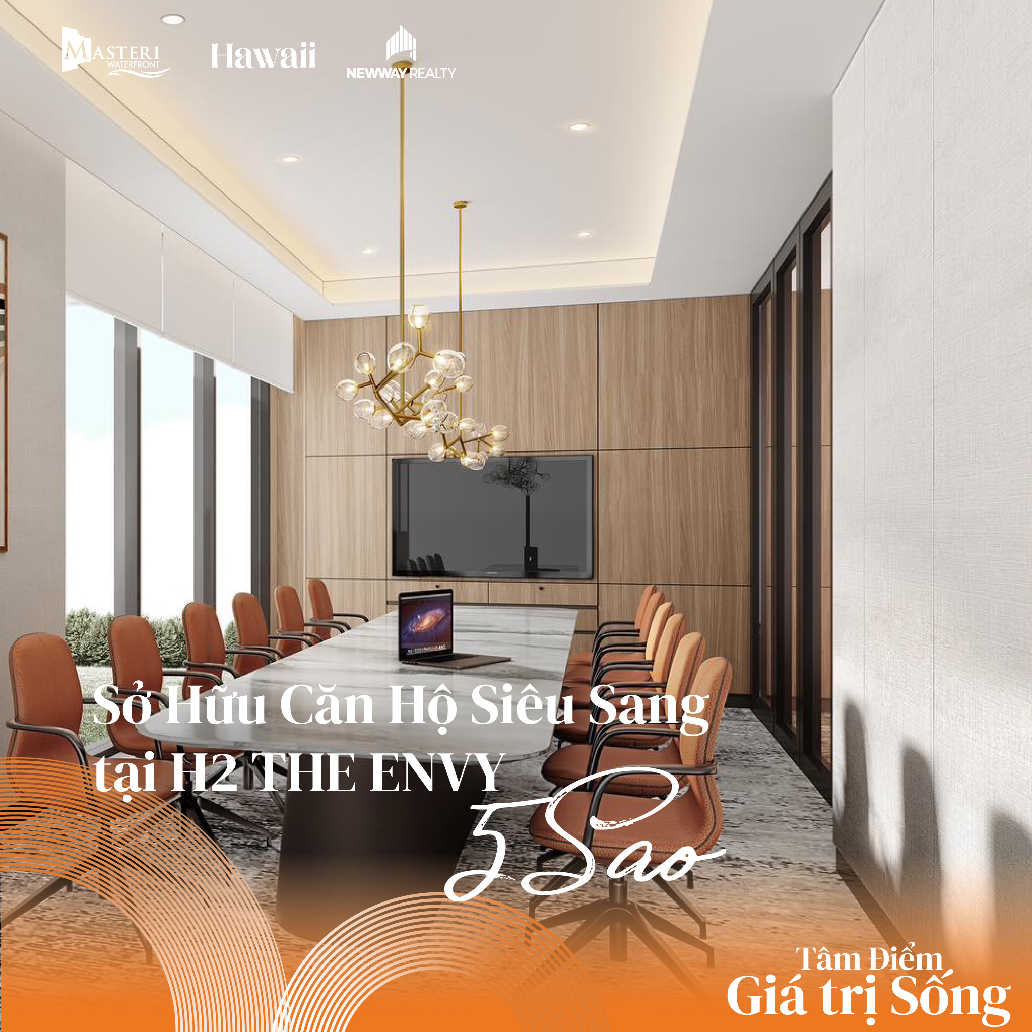 Khám Phá Nội Thất Siêu Sang Tại Tòa H2 – Envy, Phân Khu Hawaii, Dự Án Masteri Waterfront