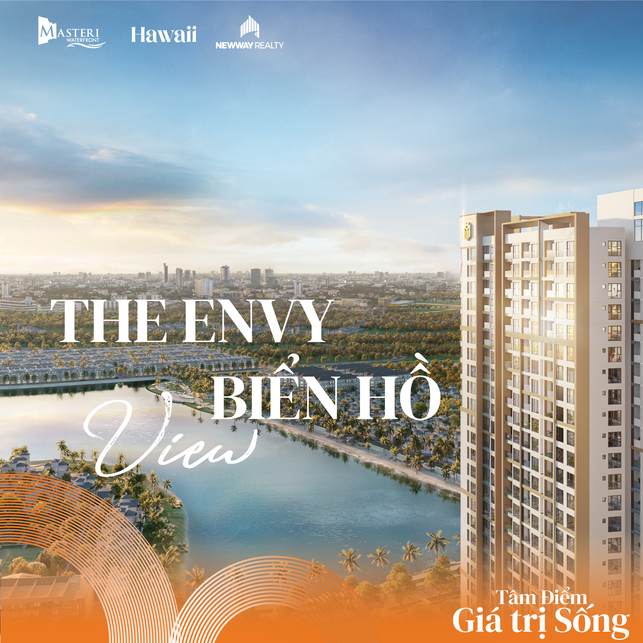 Cơ hội duy nhất sở hữu căn hộ The Envy Hawaii view biển hồ!