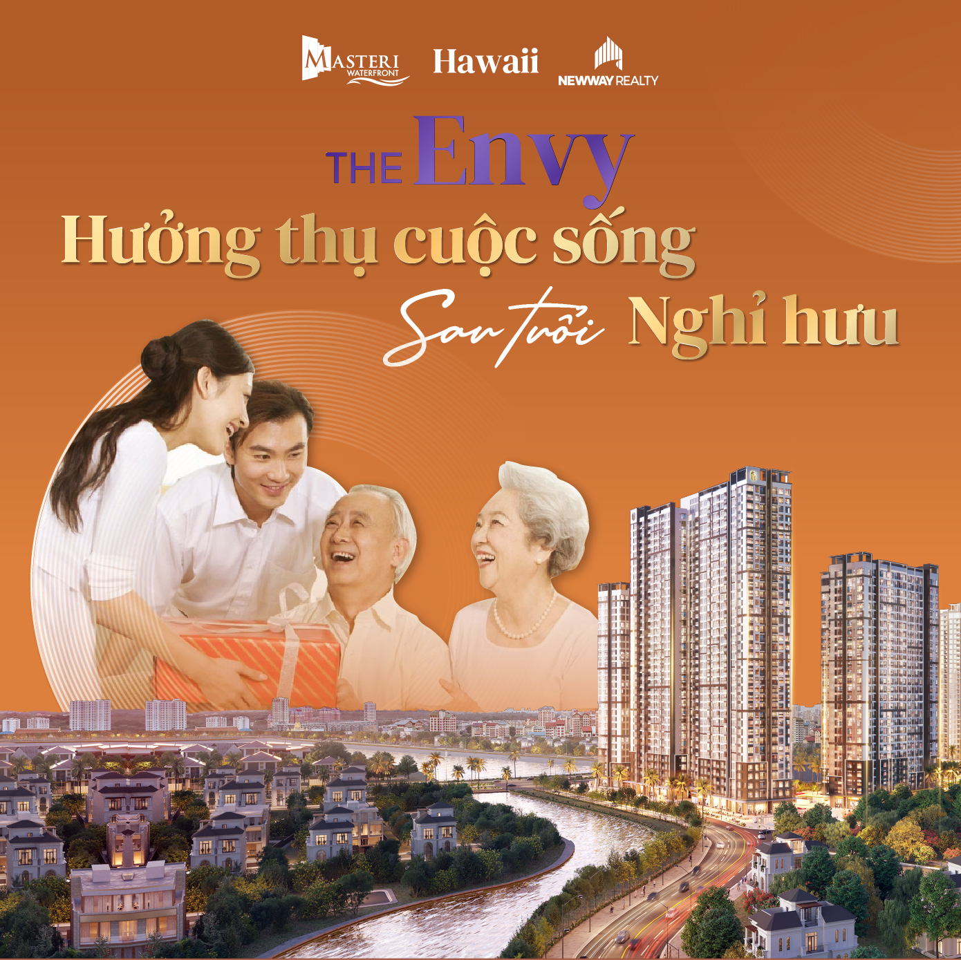 Sống an yên cùng con cháu sau nghỉ hưu tại toà H2 Masteri Ocean Park